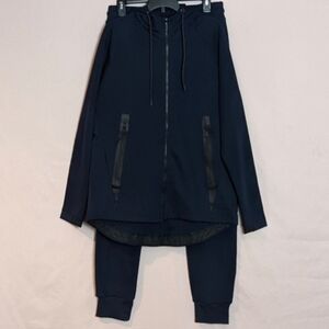 EBL Navy Blue Hoodie and Matching Joggers Set size Small